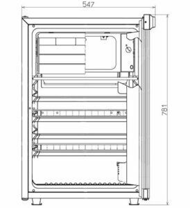 ENGEL Kühlschrank CK-100 SD90F-D-B 