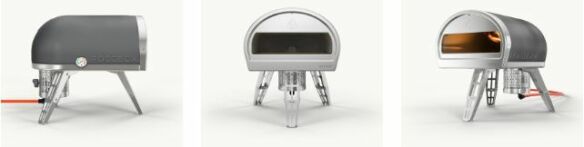 Pizzaofen Roccbox Grau LPG inkl. Pizzaheber & Schlauch+ Regler