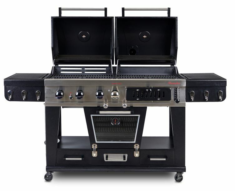 Pit Boss Memphis Ultimate Gas- und Holzkohle-Kombi-Grill mit Smoker 10707