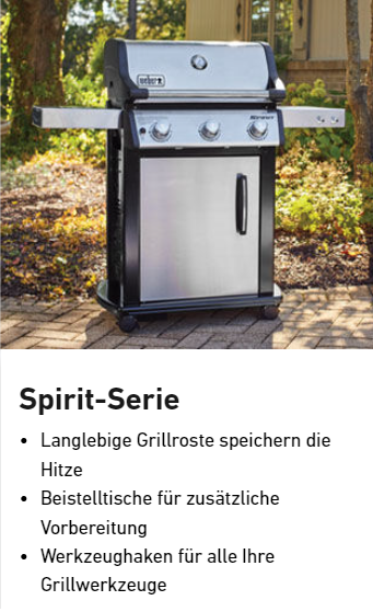 Weber Spirit Serie