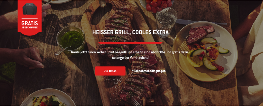 Weber Spirit Sommeraktion 2025 bis zum 31.07.25