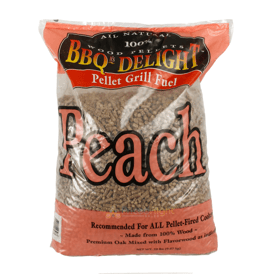 BBQR’S DELIGHT Hartholz Pellets Pfirsich, 9 kg BD-5018