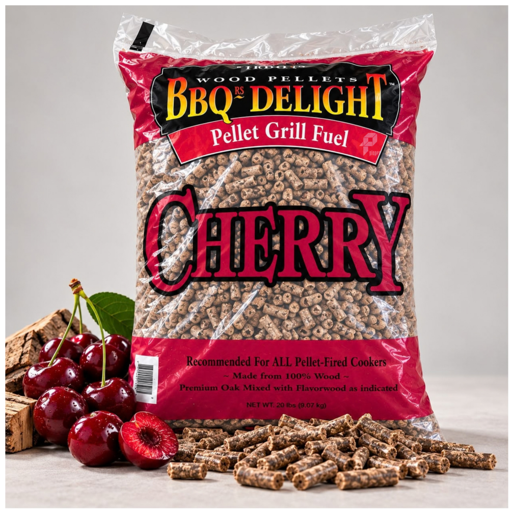 BBQR’S DELIGHT Hartholz Pellets Kirsche, 9 kg BD-5014