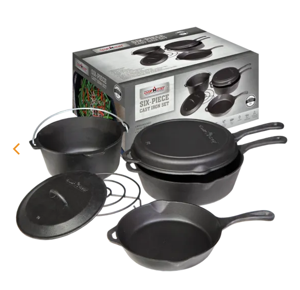 Camp Chef 6-teiliges Dutchoven/Pfannen-Set CC-CBOX6EU