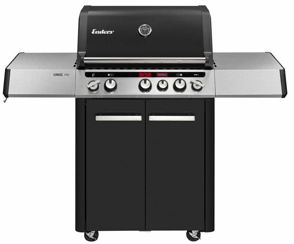 Enders Gasgrill UNIQ Pro 3 IK Cruster& Seitenkocher inkl. Grillzange 8609