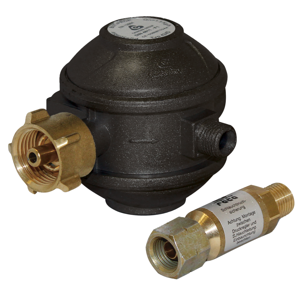 Enders Gas- Gewerberegler Kit schwarz 50 mbar inkl. SBS 1139