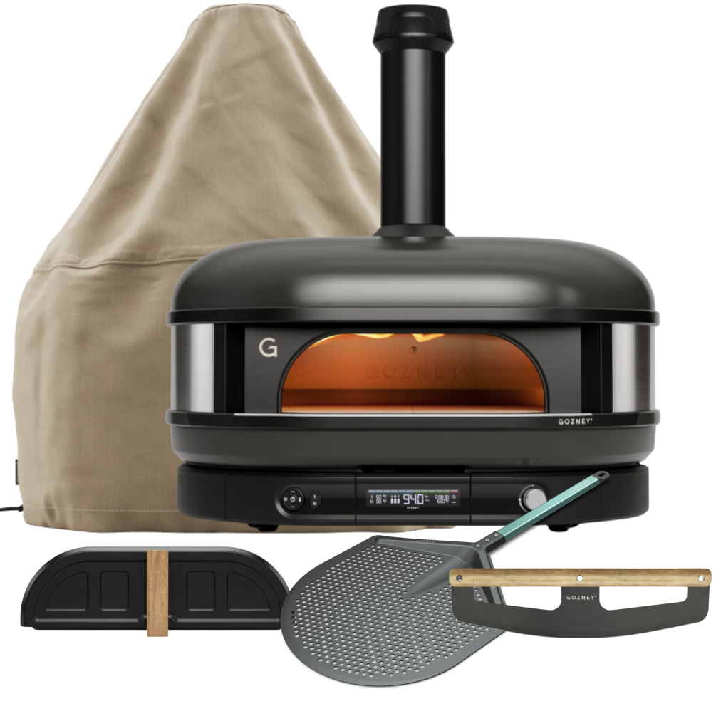 Gozney Pizzaofen Dome XL SET Dual Fuel Off Black  (Abdeckhaube, Tür, Heber, Rocker) GMPOBEU1825 SET