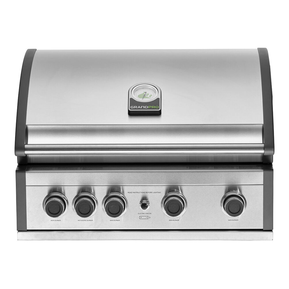 GrandPro Built In Gasgrill Pro Elite 4 mit Heckbrenner & Planchaplatte Mod. 2026 K04000310A