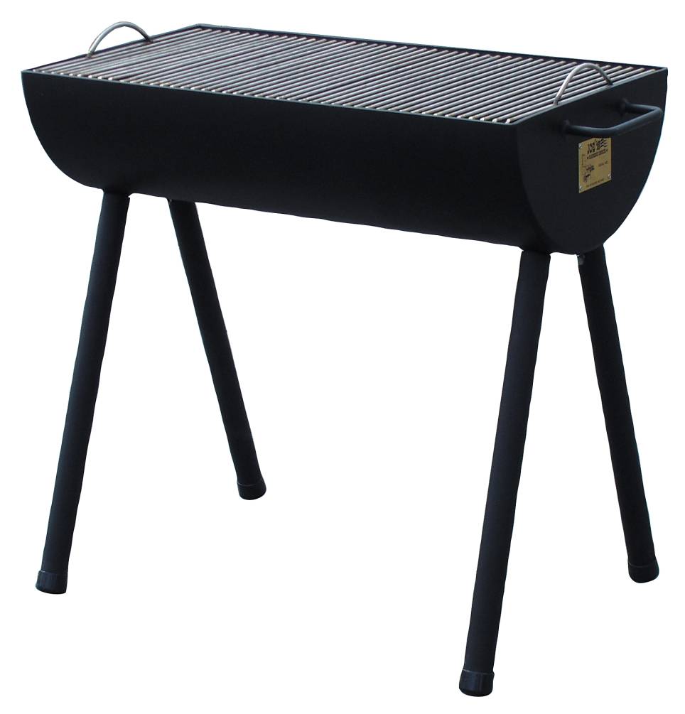 20 Half Barrel BBQ Grill mit Edelstahlrost Edition 2024 JS-33641