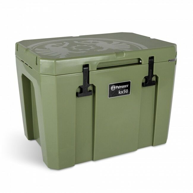 Petromax Kühlbox 50 Liter oliv Ultra-Passivkühlsystem inkl. Einsatzkorb kx50-oliv