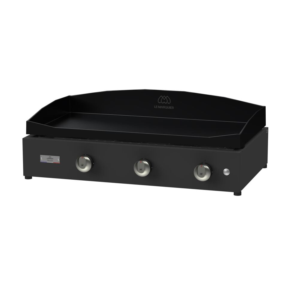 Le Marquier Plancha Gas Amalia 375 Black  50mBar PLEA375EV3GER