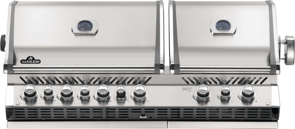 Napoleon Prestige Pro 825-3 Edelstahl Einbaugrill Gas - inkl. Drehspieß - Modell 2025 BIPRO825RBIPSS-3-DE