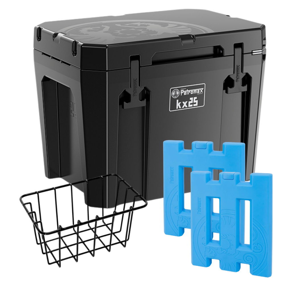 Petromax SET Kühlbox 25 Liter Ultra-Passivkühlsystem Black Edition 2026 KX25-BLACK