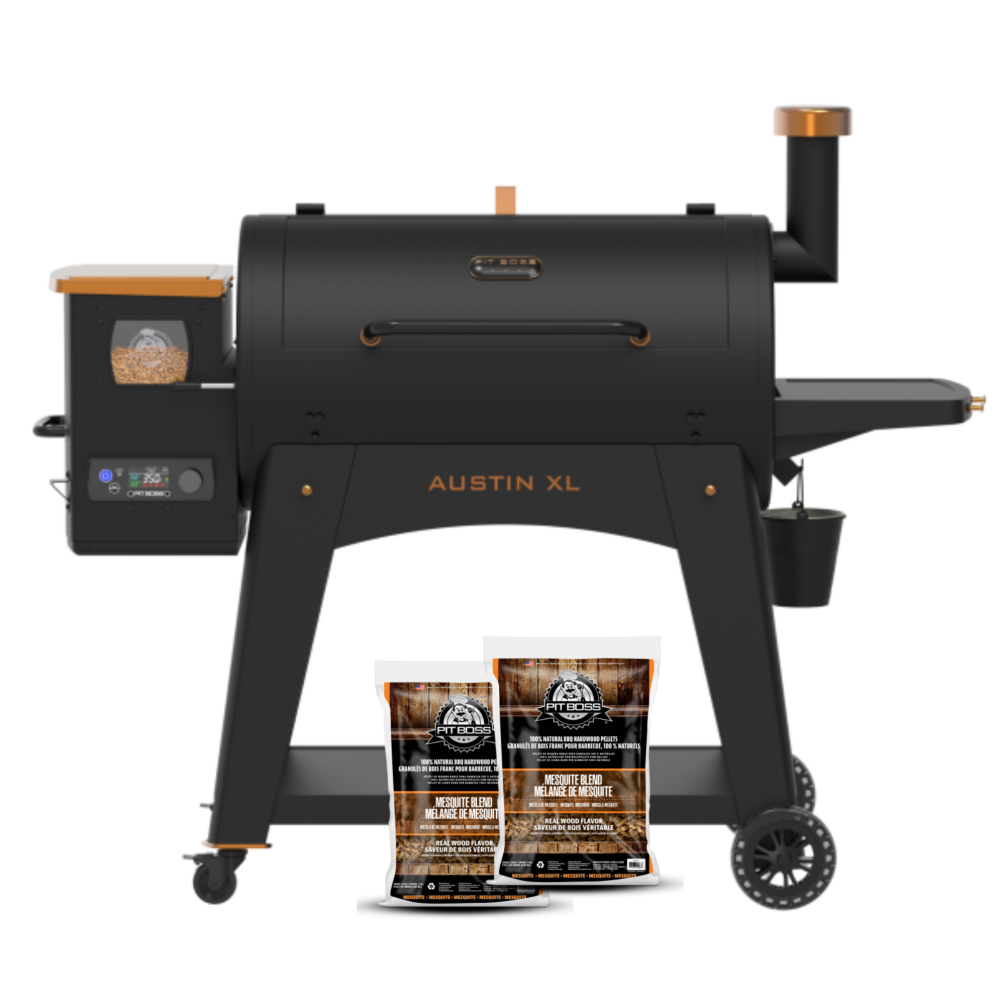 Pit Boss Pelletgrill Onyx Austin XL 1000 inkl. 2x Pellets 11197