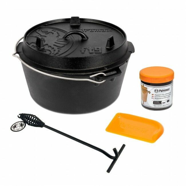 Petromax Feuertopf ft9-t Zubehör-Set - Dutch Oven Set 9 Liter px-set-0006