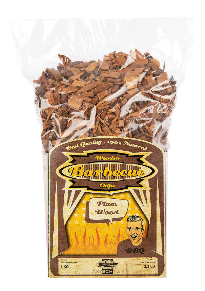 Axtschlag Wood Smoking Chips Plum Räucherchips Pflaume 1 kg 1000014