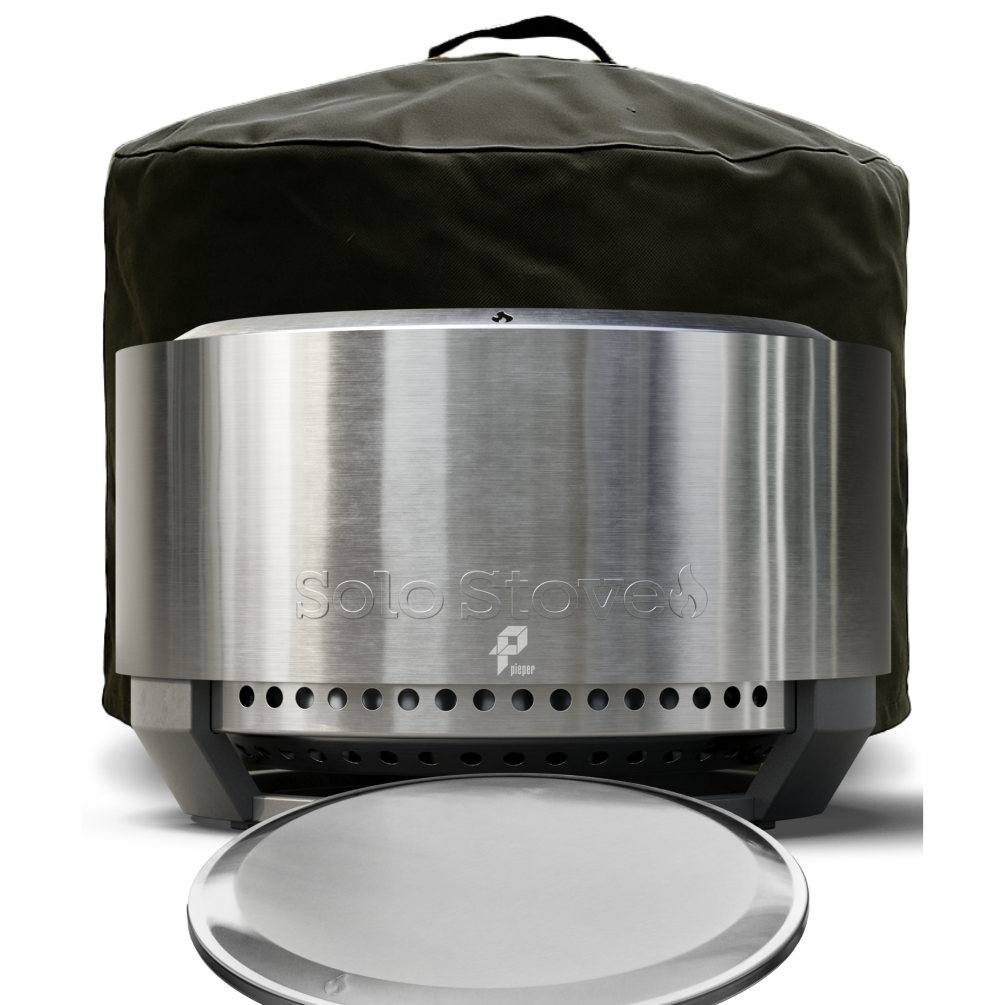 Solo Stove SET Edelstahl Feuerschale Summit 24 inkl. Abdeckhaube & Deckel SS24-SD-3.0 SET