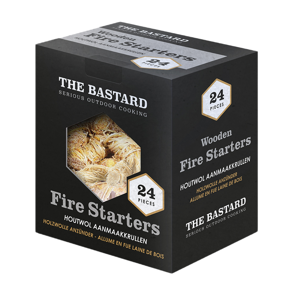 The Bastard Grillanzünder Holzwolle 24st 350gr BB413