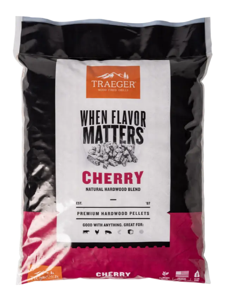 Traeger BBQ Hartholz Pellets Kirsche 9 kg PEL347