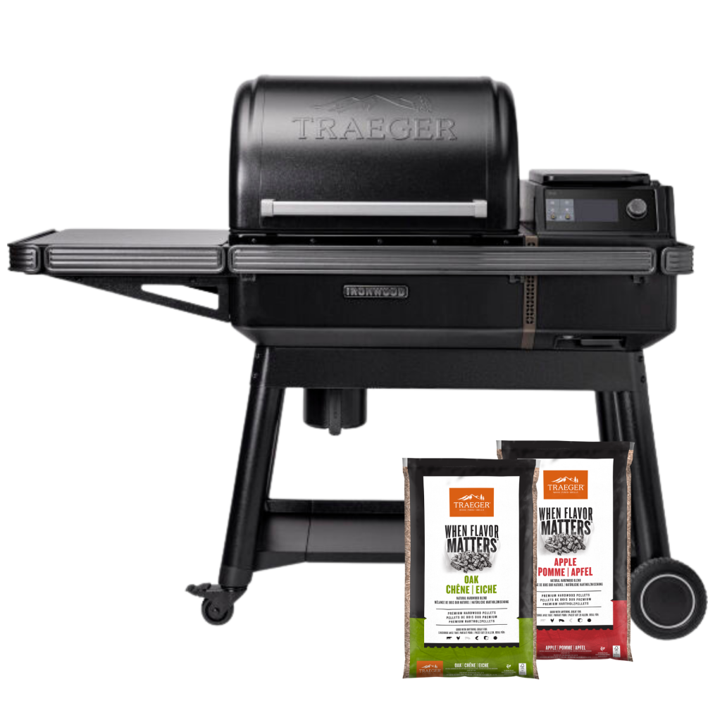 Traeger Pelletgrill Ironwood inkl. 2x 9kg Pellets  TFB61RLGI