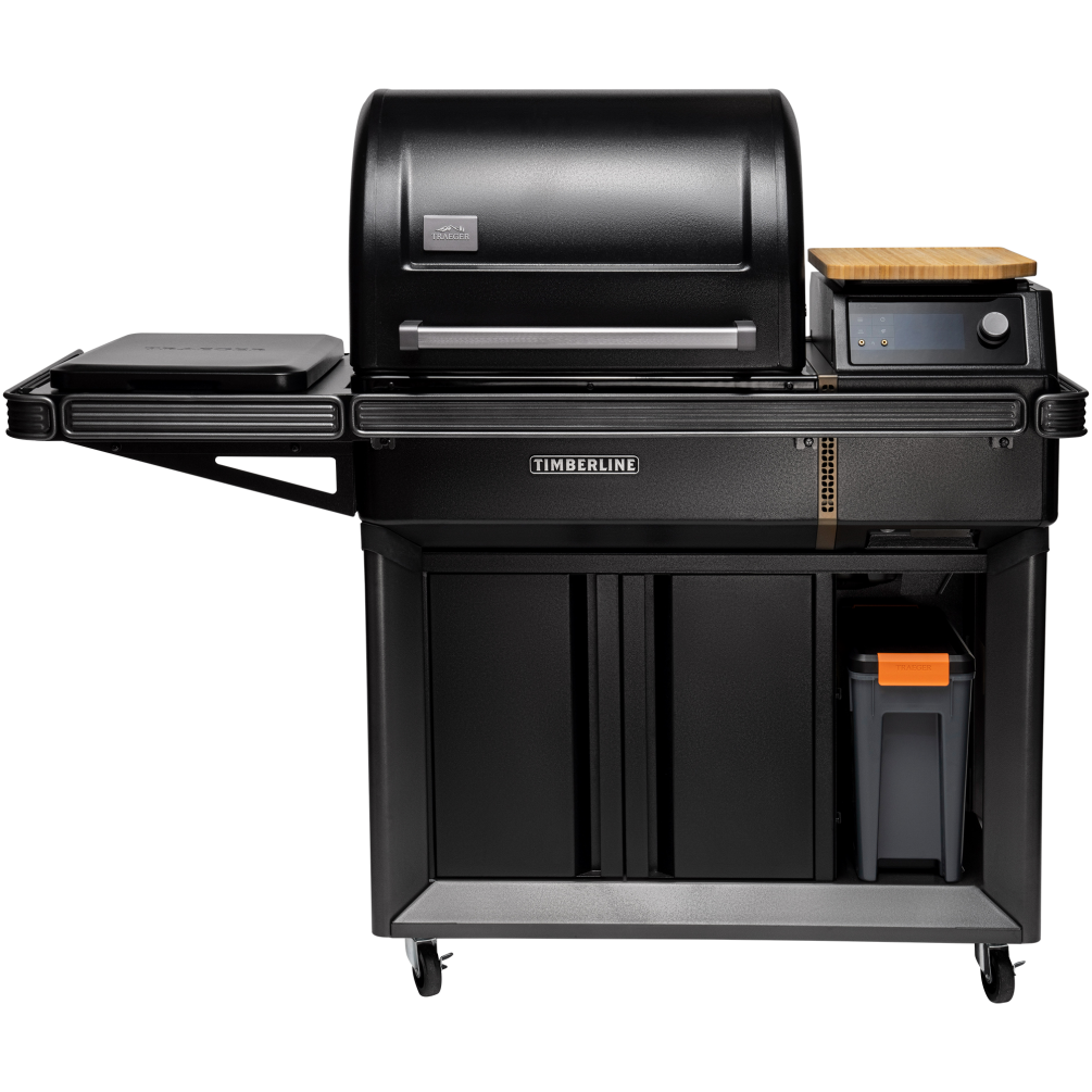 Traeger Pelletgrill Timberline inkl. Abdeckhaube & Ablagefach + 2x 9kg Pellets  TBB86RLGI