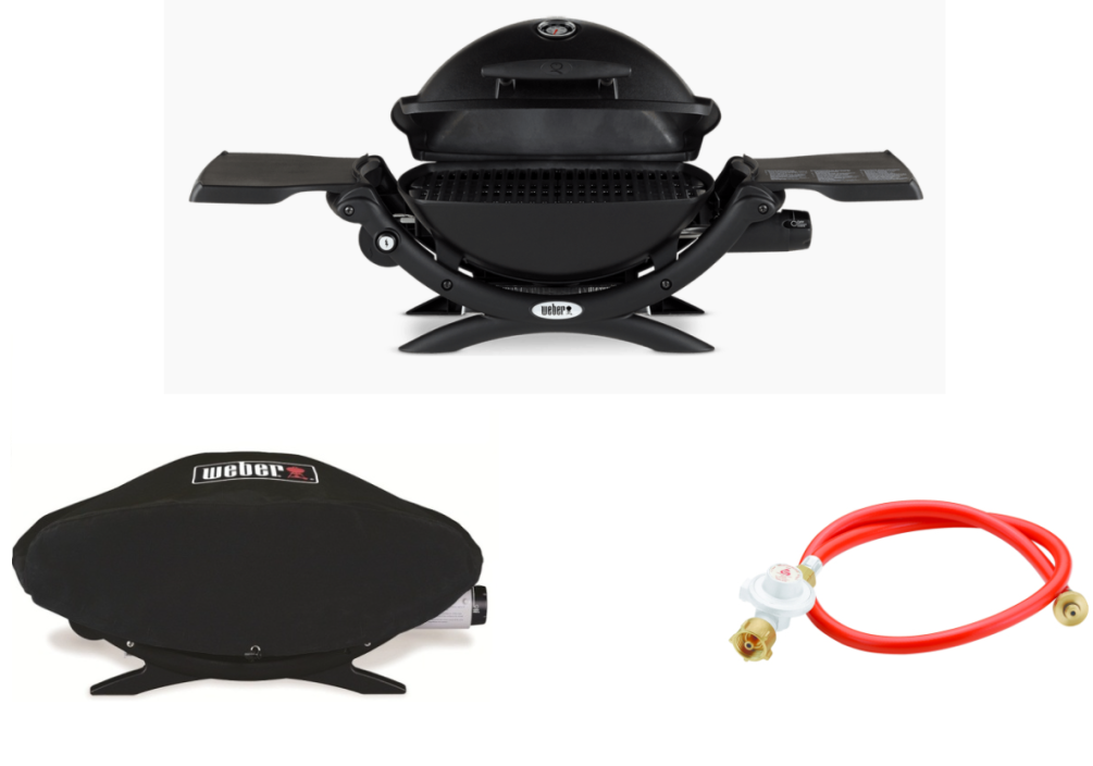 Weber Gasgrill Q 1200, Blackline Mod 2024 Home Edition 51010079 Home