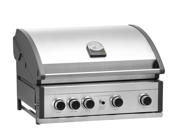 GrandPro Built In Gasgrill Pro Elite 4 mit Heckbrenner & Planchaplatte Mod. 2026