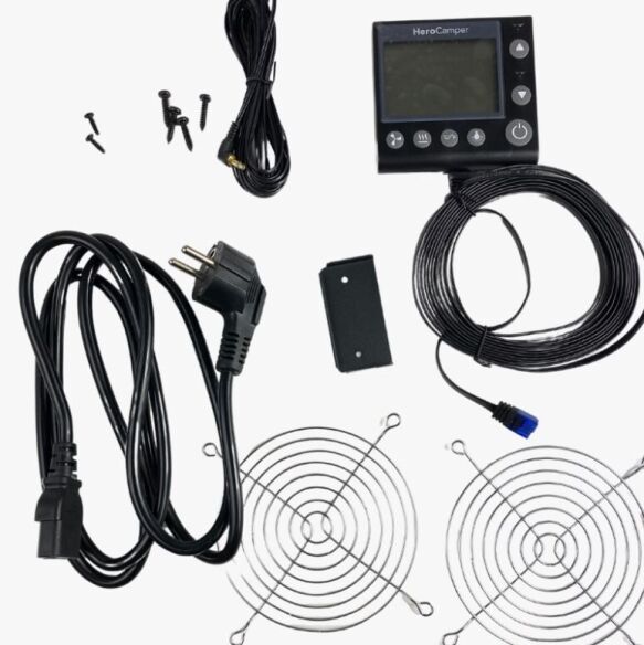 HeroCamper Elektrischer Warmluftbläser Heat 1500W mit Bluetooth/-App. HeroCamper Elektrischer Warmluftbläser Heat 1500W mit Bluetooth/-App.