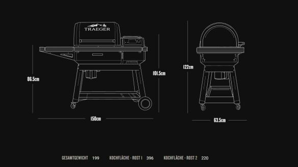 Traeger Pelletgrill Starter-Set Ironwood + Zubehör Edition 2024