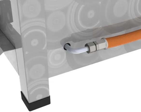 K+F Edelstahl Eco-Tech Gasbräter 3-flammig