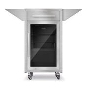 Caso Counter & Cool - R BBQ Kühlschrank mit Edelstahl Rollwagen