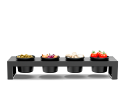 Cozze Element Topping-Station inkl. 4-teiliger Topping-Schale