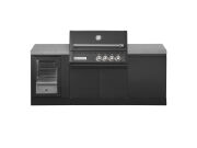 Grandpro 215 Outdoor Küchen mit Crossray C4 Black Infrarot
