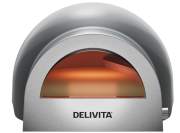 Delivita Flow Dual-Fuel Pizzaofen Hale Grey 50mbar