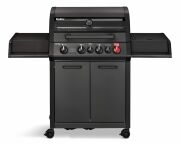 Enders Gasgrill Monroe Pro 4 SIK Turbo Shadow inkl. Abdeckhaube & Grillbürste