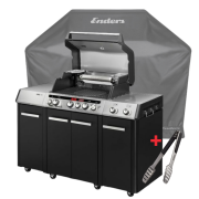 Enders Gasgrill UNIQ Pro 3 IK Kitchen Cruster inkl. Grillzange & Abdeckhaube