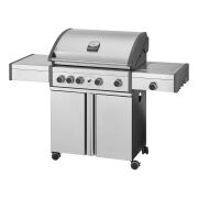 GrandPro Gasgrill Pro Elite Stand mit Heckbrenner & Planchaplatte Mod. 2026