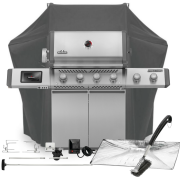 Napoleon Gasgrill SET Prestige Pro 500 Connected, Edelstahl inkl. Drehspieß, Abdeckhaube + Zubehör Mod. 2026