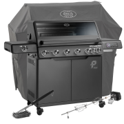 Rösle Smart Gasgrill Epicflame Pro 6 Mod.2026 inkl. Abdeckhaube, Drehspieß & Bürste