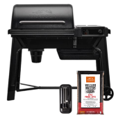 Traeger Pelletgrill Woodridge inkl. Woodridge x MEATER Thermometer & Pellets