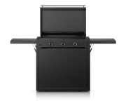 WMF Edition One Plancha-Set mit Wagen, 75 cm, Gas inkl. Abdeckhaube