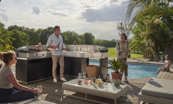 Le Marquier Elektro Edelstahl-Plancha Allure 260