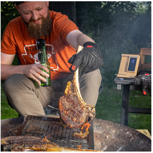 MEATER Pro XL Smart Thermometer Block inkl. Grillbuch Webers Grillen