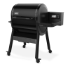 Weber Pelletgrill SmokeFire EX4 Stealth inkl. Plancha- Set