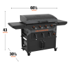 Blackstone Plancha Iron Forged 91cm mit Airfryer Combo 50mbar