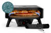 COZZE Gas Pizzaofen 17 CLASSIC Black Edition - mit rotierendem Pizzastein & Hitzeschild