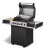 Enders Gasgrill Uniq 3 IK Cruster inkl. Grillschale Edelstahl 2er Set