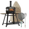 Gozney Dome (Gen 2) Multi-fuel  Pizzaofen-Bundle, Black+ Stand, Abdeckhaube, Heber, Wender
