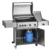 GrandPro Gasgrill Pro Elite Stand mit Heckbrenner & Planchaplatte Mod. 2026