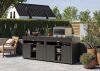 Le Marquier Outdoormodul mit Ablageboden, 110x 70x 92 cm Schwarz